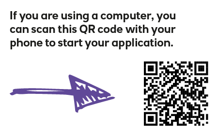 QR code to start application